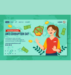 Anti Corruption Day Social Media Landing Page