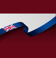 England Ribbon Flag Background