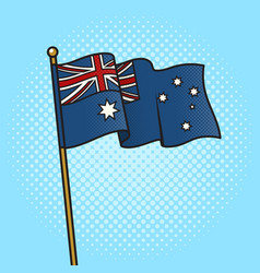 Flag Of Australia Pinup Pop Art