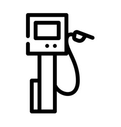 Self-service Gas Station Line Icon