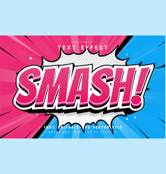 Smash Text Comic Style Effect