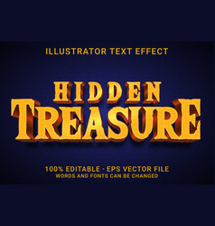 Hidden Treasure 3d -editable Text Effect