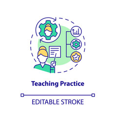 Teaching Practice Concept Icon