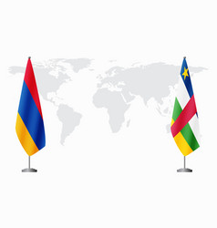 Armenia And Central African Republic Flags For