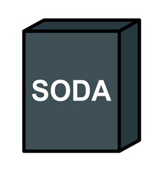 Baking Soda Ingredient Icon Cook Food Design