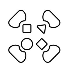 Capable Diverse Diversified Outline Icon Line Art