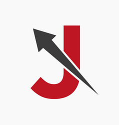 Initial Financial Logo On Letter J Concept