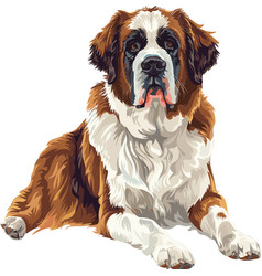 Saint Bernard Adorable Art