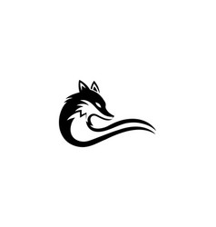 Creative Fox And Wolf Face Symbol Sign Logo