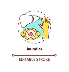 Jaundice Concept Icon