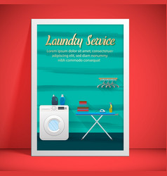 Laundry Service Flyer Vector Images 85