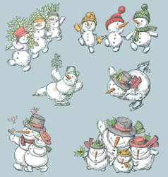 Cheerful Snowmen