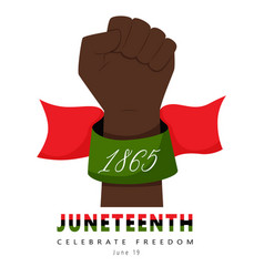 Juneteenth Celebrate Freedom Clenched Fist