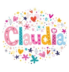 Claudia Name Design