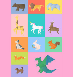 Origami Animals Paper Craft Cut Out Collection