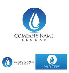 Water Drop Logo Template