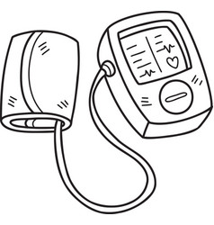 Hand Drawn Blood Pressure Monitor