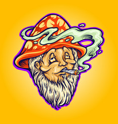 Mushrooms Witch Hat Fungus Smoking