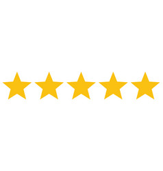 Five Star Rating Icon Review Stars