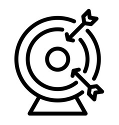 No Creativity Target Icon Outline Work