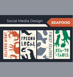 Social Media Stories For Seafood Restaurant Promo