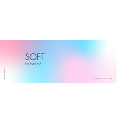 Abstract Soft Blurred Gradient Banner