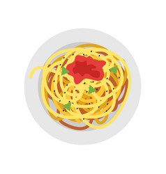 Flat Of Spaghetti