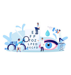 Ophthalmology Concept Ophthalmologist Doctor