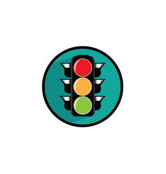 Simple Traffic Light Logo