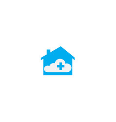 Cloud Home Care Concept Logo Icon