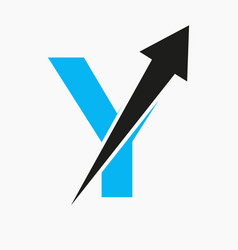 Initial Financial Logo On Letter Y Concept