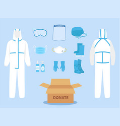 People Donate Ppe Personal Protective Suit