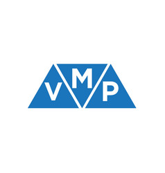 Mvp Abstract Initial Logo Design On White