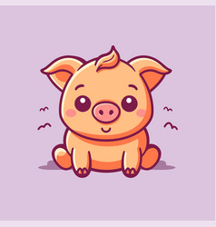 Cute Cartoon Pig Cute Animal Character