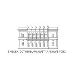 Sweden Gothenburg Gustaf Adolfs Torg Travel