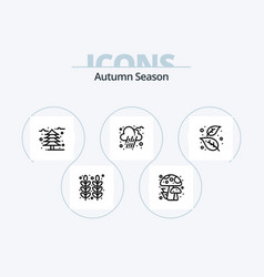 Autumn Line Icon Pack 5 Icon Design Fall