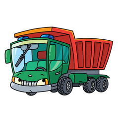 Funny Small Dump Truck With Eyes