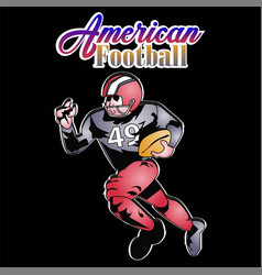 American Football Athlete