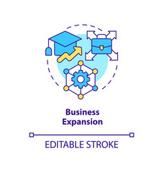 Business Expansion Concept Icon