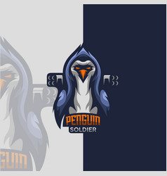 Penguin Soldier E-sport Logo