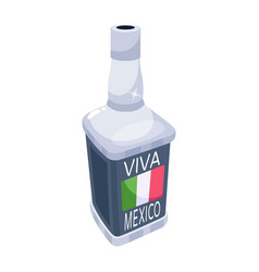 Alcoholic Wine Bottle Flat Icon