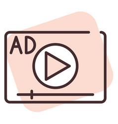 Marketing Video Ad On White Background