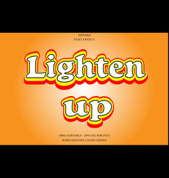 Lighten Up Editable Text Effect