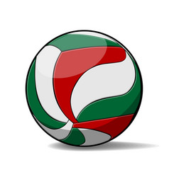 Modern Multicolored Volleyball Ball