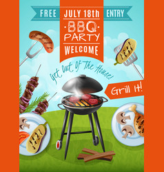 Barbecue Party Poster