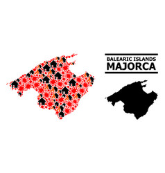 War Collage Map Of Majorca