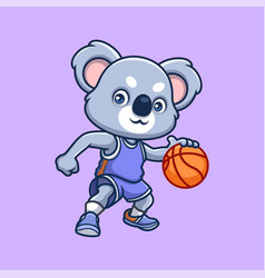 Basketball Koala Cute Cartoon