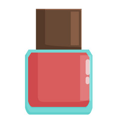 Red Gel Bottle Icon Cartoon Salon Pedicure