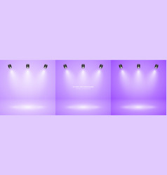 Empty Violet Studio Abstract Backgrounds