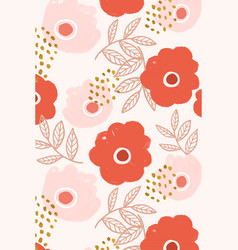 Floral Pattern Background Hand Drawn